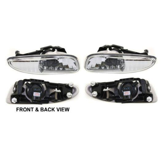 01-02 dodge plymouth neon fog driving lights lamps pair set kit left & right new