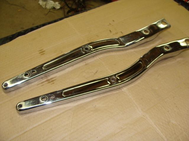 1980 harley shovelhead super glide superglide fxe chrome fender struts nice set