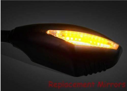 Integrated turn signal mirror fit kawasaki ninja 500 zx7r zx6r er6f 636 z750