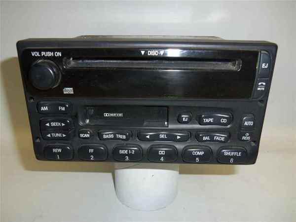 00 01 ford explorer cd/cassette radio oem lkq