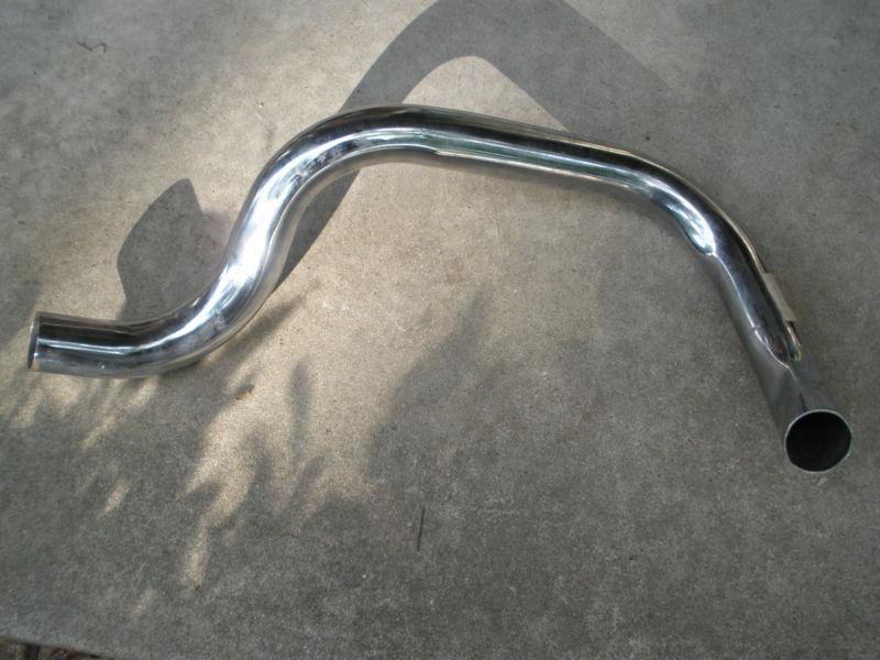 Harley davidson panhead/duo glide crossover pipe. nos!