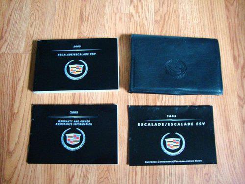 2005 cadillac escalade/escalade esv owner's manual *plus*