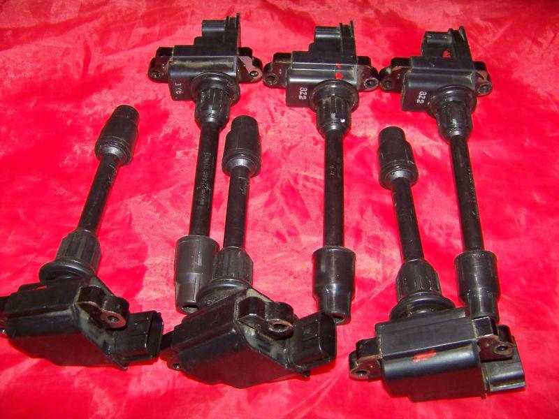 1995 1996 1997 1998 1999 maxima i30 ignition coils  set of 6 oem