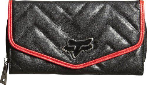 Fox racing womens feature checkbook wallet 2013 black