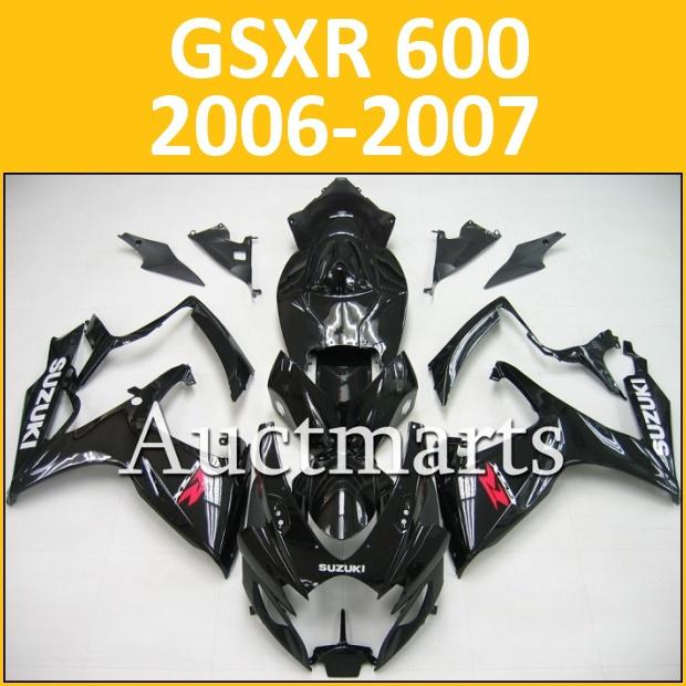 Fit suzuki gsxr 750 gsxr 600 06 07 gsx-r 2006 2007 fairing bodywork k6 g21 b12