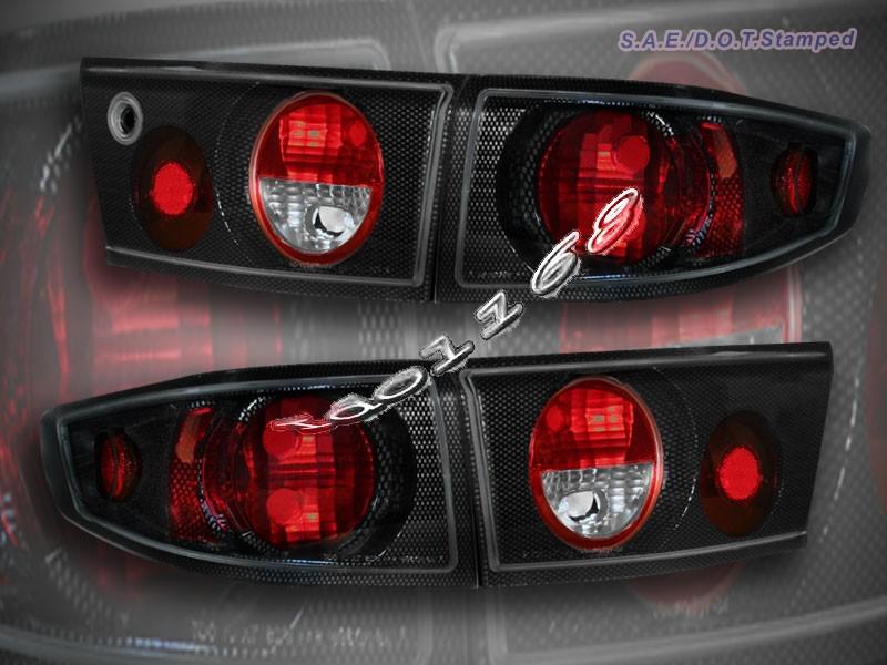 03 04 05 honda accord 4d sedan tail lights carbon new