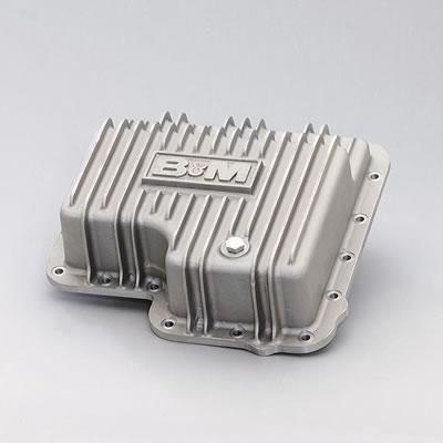 B&m 40281 trans pan deep aluminum natural ford c-6