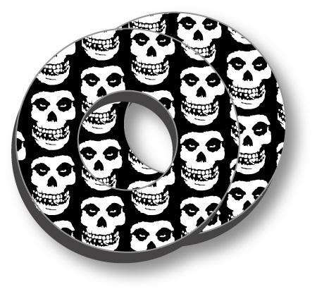 Factory effex moto grip donuts - blister busters - skulls _08-67902