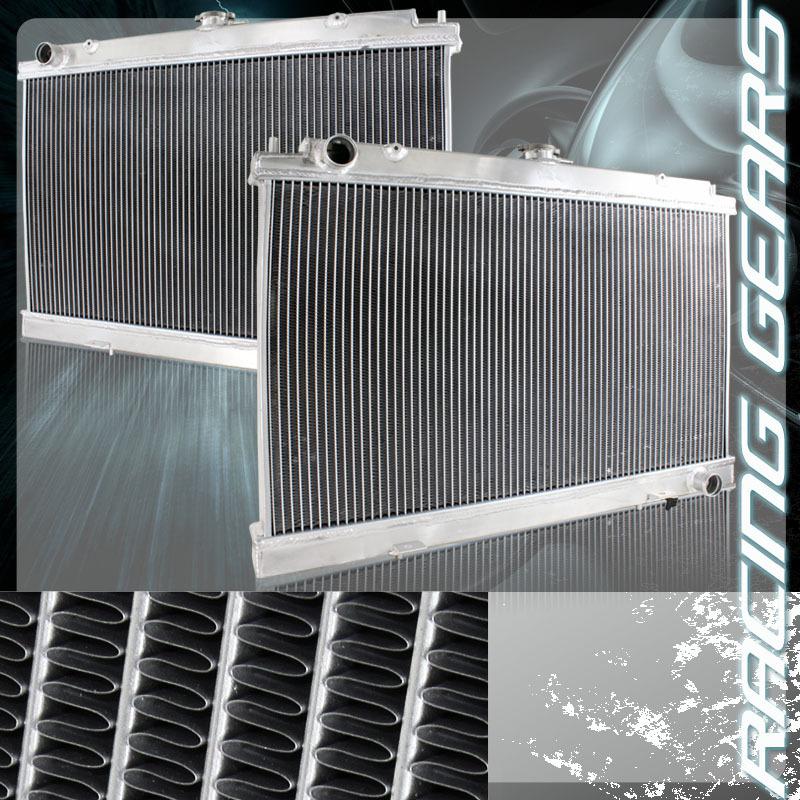 95-99 maxima 96-99 i30 jdm manual transmission 2 row dual core aluminum radiator