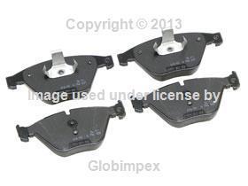 Bmw genuine front brake pads e60 e61 e65 e66 530xi 535xi 530xi (2002-2010) oem 