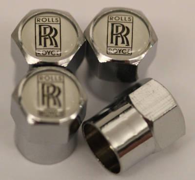 Rolls royce tire valve caps ghost goodwood phantom free shipping