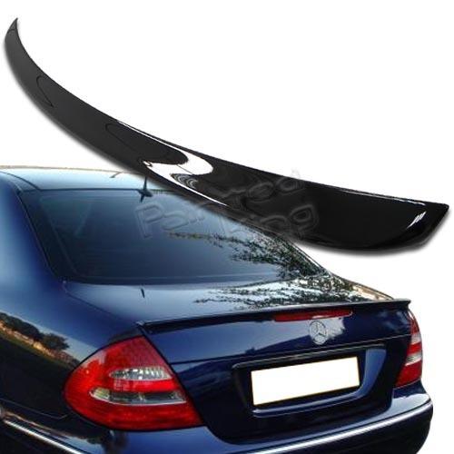 Painted mercedes benz w211 e-class l boot trunk spoiler 02-08