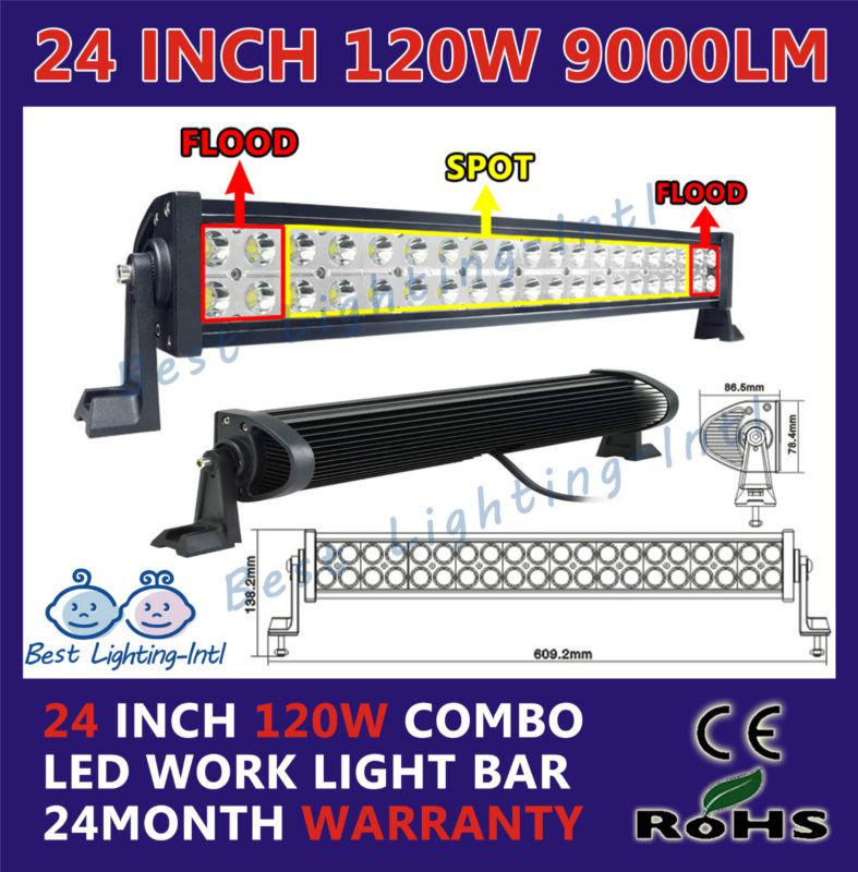 120w 24" led work light bar combo driving light lamp offroad 4wd jeep-180w/240w