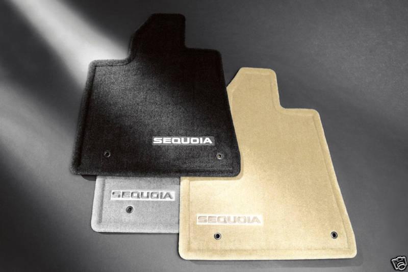 New oem toyota sequoia carpet floor mats oak 08 and up