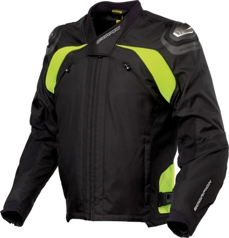 Scorpion exowear force motorcycle jacket - black/neon - sm