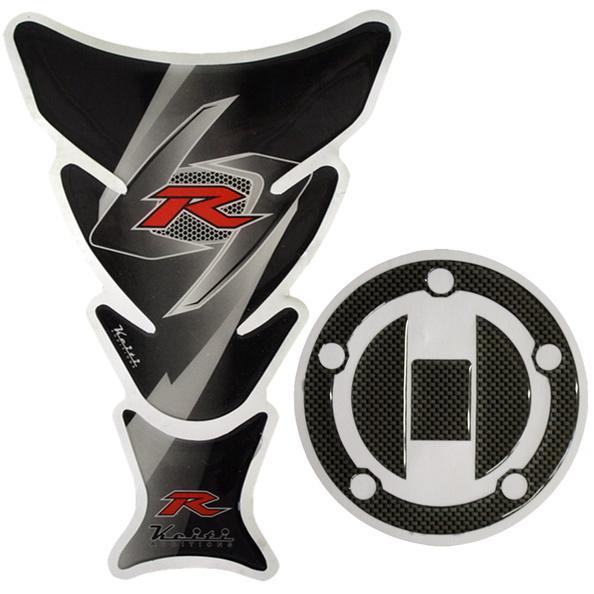 Fuel tank and cap protector sticker decal for suzuki gsxr 600 750 2004-2010