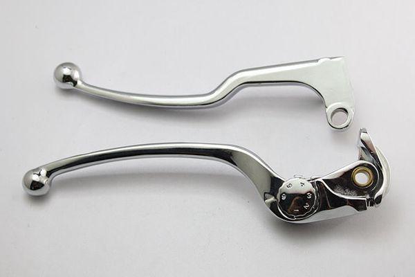 Chrome aluminum brake clutch levers for suzuki gsxr 600 gsxr 750 2004 2005