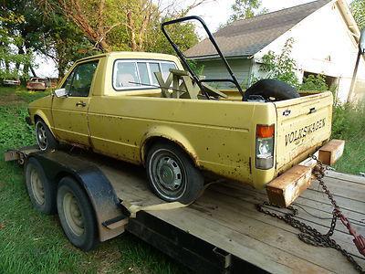 Vw volkswagen mk1 rabbit pickup truck caddy pickup bed corner - left or right