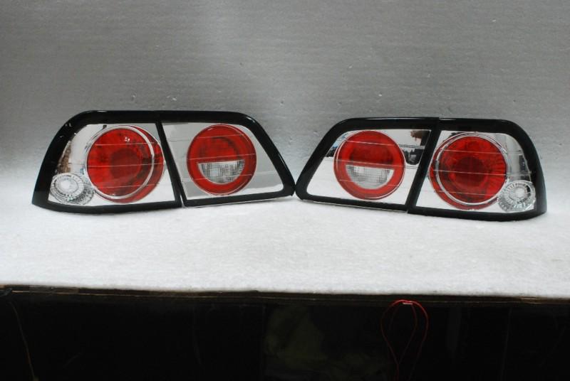 97-99 nissan maxima jdm clear altezza tail brake lights lamps left+right