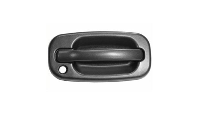 Depo right outside front smooth black door handle w/o key hole chevy gmc