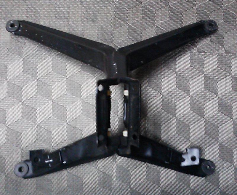 Bmw k75rt k100lt k100rt front upper fairing mount casing part/headlight bracket