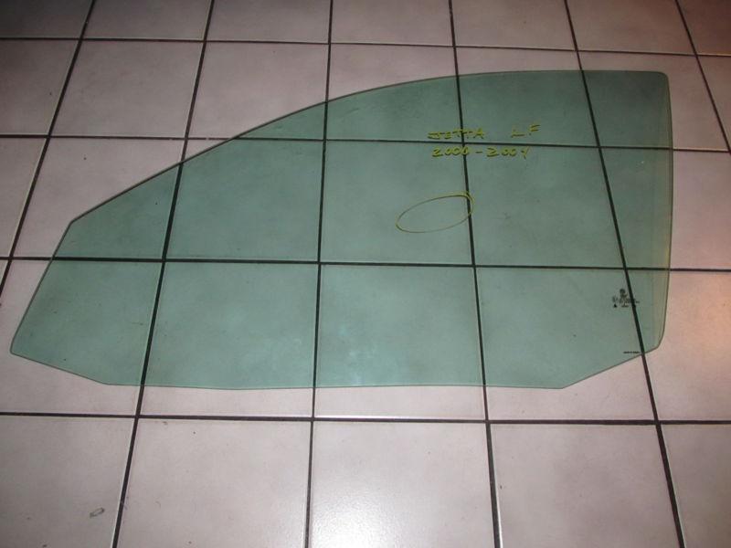 Jetta door glass lf window plate 2000 2001 2002 2003 2004 drivers side front