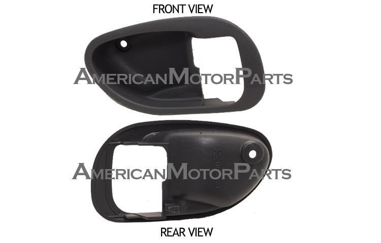 Depo right replacement inside-front/rear door handle 97-02 mitsubishi mirage