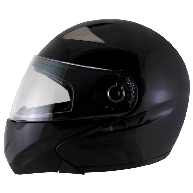 New hawk dot black glossy modular helmet motorcycle biker s m l xl 2xl