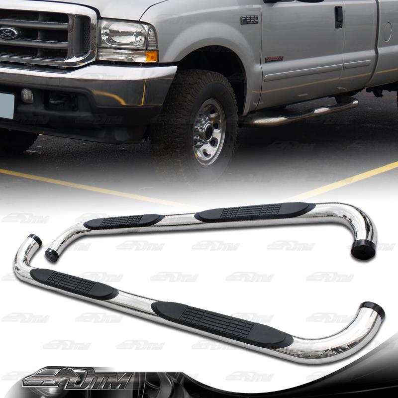 1997-2000 ford f-150 ld / 98-99 f-250 ld super cab nerf side step running bars