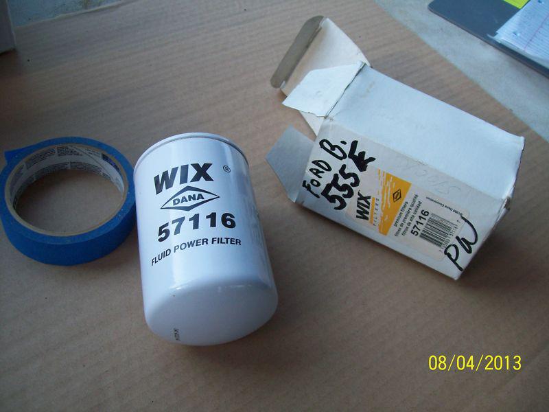 Wix 57116 hydraulic filter replacement each