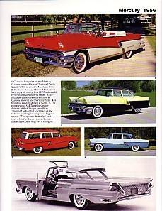 1956 mercury + convertible article - must see ! montclair monterey station wagon