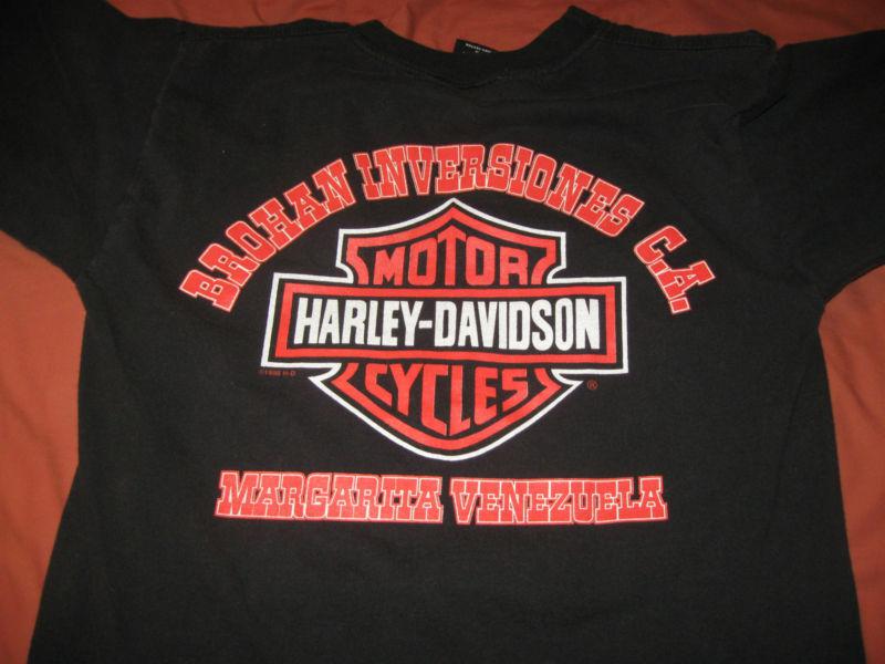 Buy 1998 Harley Davidson Brohan Inversions Ca T Shirt Margarita Venezuela In Flint Texas Us 