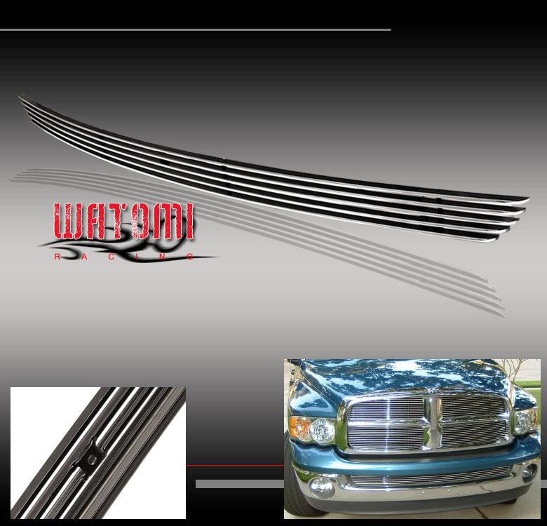 02-08 dodge ram front bumper billet grille insert 04 05