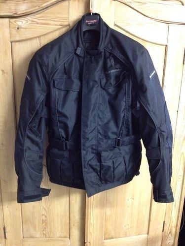 Men's tourmaster saber 3 textile motorcycle jacket medium 42 black