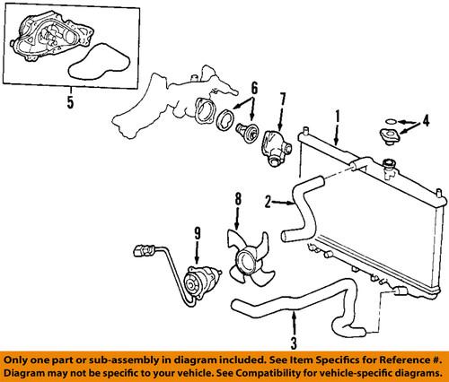 Honda oem 19501-paa-a00 upper radiator hose/radiator coolant hose