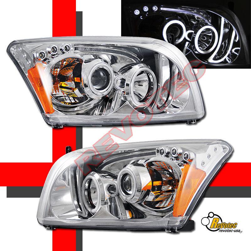 07 08 09 10 11 12 dodge caliber srt se r/t sxt ccfl halo led projector headlight