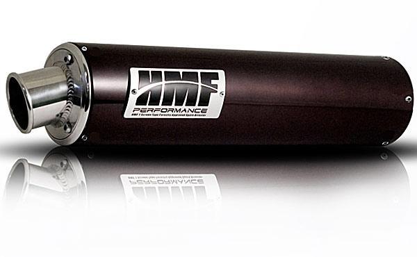 Hmf engineering sport series slip on exhaust black chrome h400exsarc2