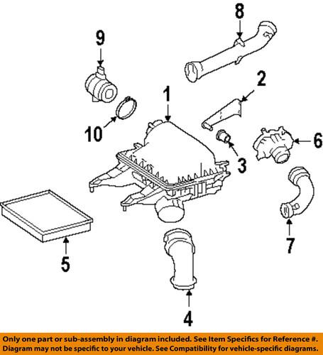 Dodge oem 68066165aa air filter