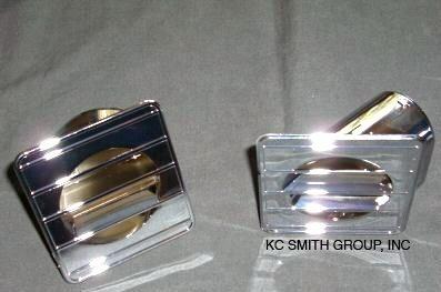 1967 - 1972 chevy/gmc truck chrome defrost ducts