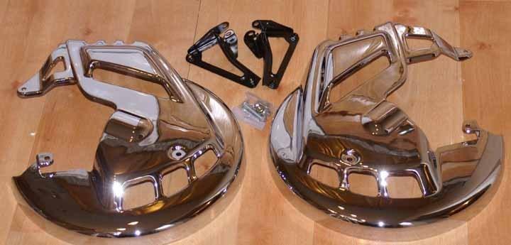 Chrome rotor covers honda goldwing gl1800