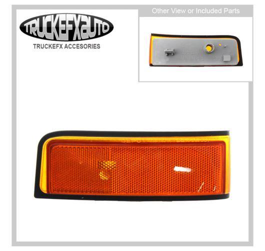 Side marker light new amber lens right hand olds cutlass rh passenger 5975690