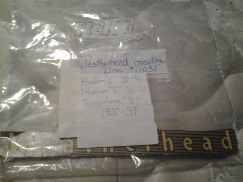 Nos weatherhead gasoline line for 1935-1941 hudson and 1937-1939 terraplane