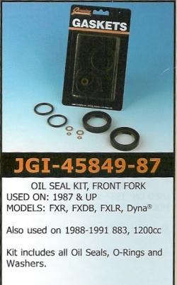 James 1987--up fx, dyna, sportster models front fork seal kit - close out