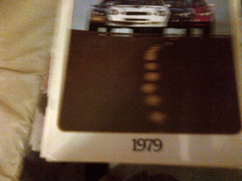 Lot of 5 1979  chevy camaro    brochures        -