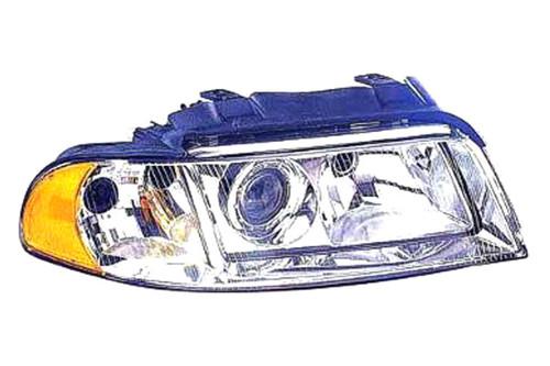 Replace au2503106 - 1999 audi a4 front rh headlight assembly halogen