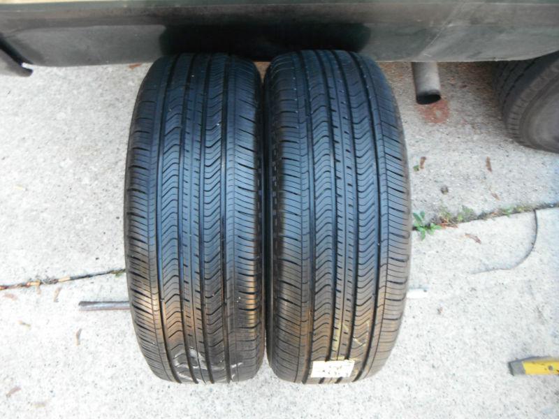 2 excellent 215 55 17 93v michelin primacy mxv4 tires 8+9.5/32 toyota