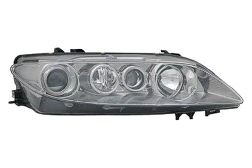 Replace ma2503129 - 03-05 mazda 6 front rh headlight lens housing