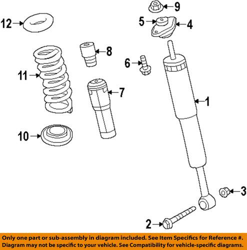 Dodge oem 4782923aa rear suspension-dust cover