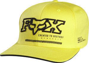 Fox racing mx headwear reforge flexfit hat yellow 07683 new with tag