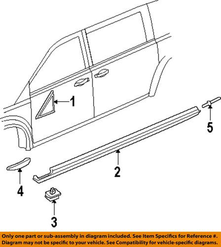 Volkswagen oem 7b0853805agru exterior-rocker molding